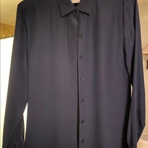 Classic Reformation blouse in a pretty navy